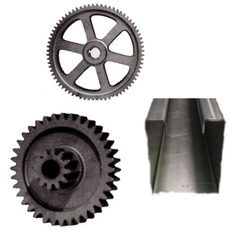 Cortina metalica microperforada galvanizada medidas : 2 m x 2 m + rollo manual - Imagen 4