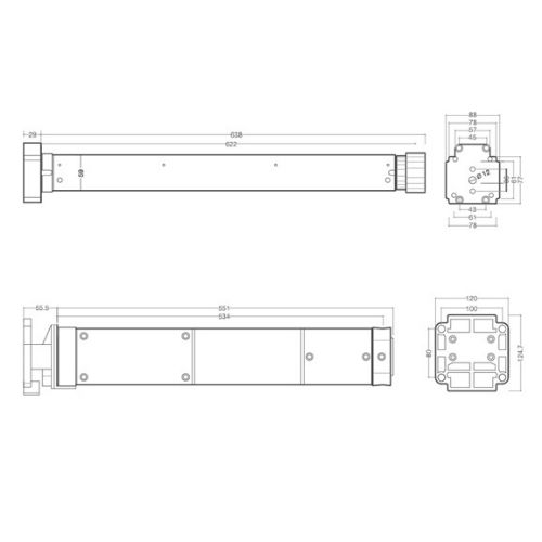 Motor tubular para cortina metalica Modelo 300N - Imagen 4