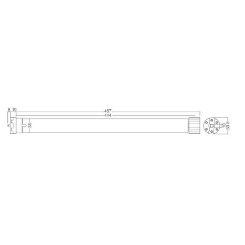 Motor tubular para cortina metalica Modelo 300N - Imagen 5